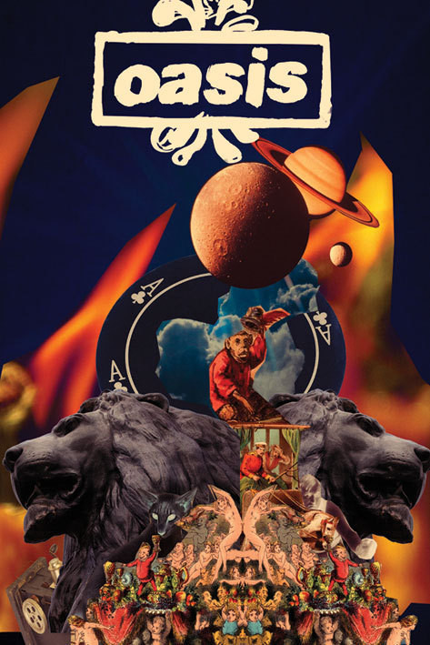 Affiche Murale Encadrée More Space Needed 20 x 30 cm Or