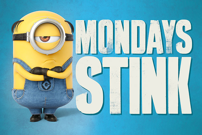 Plakát Já, padouch 3 - Mondays stink