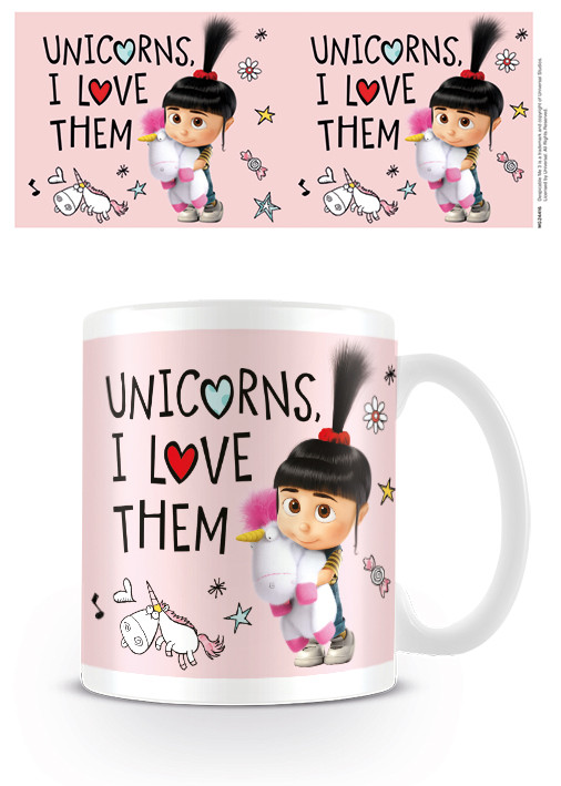 Hrnek Já, padouch 3 - Unicorns I Love them
