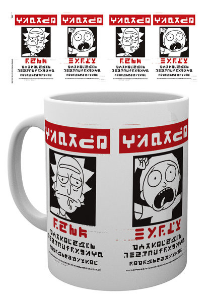 Koffie mok Rick And Morty - Wanted