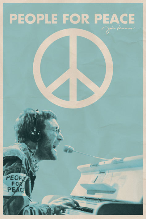 Plakát John Lennon - people for peace