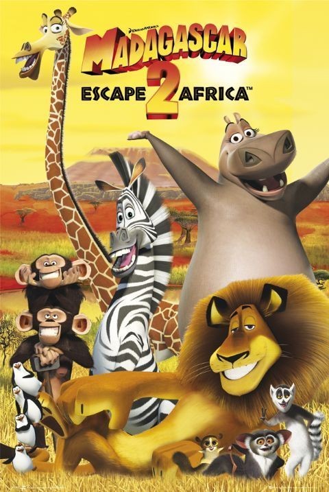 Poster MADAGASCAR 2 - besetzung