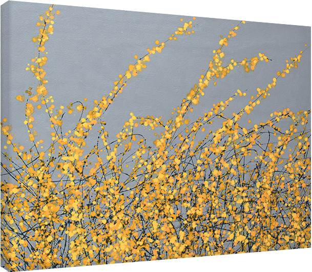 Schilderij op canvas Simon Fairless - Yellow Blossom