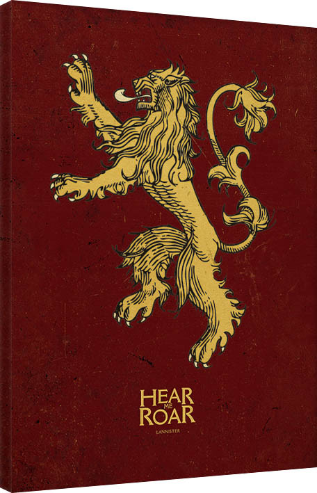 Obraz na płótnie Gra o tron - Lannister