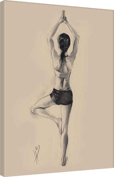 Obraz na plátně Hazel Bowman - Tree Pose