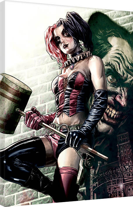 Bild auf Leinwand Batman - Harley Quinn Pose