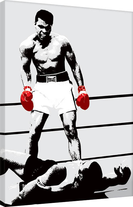 Tableau Muhammad Ali – Impression Sur Toile Colorée, édition Limitée