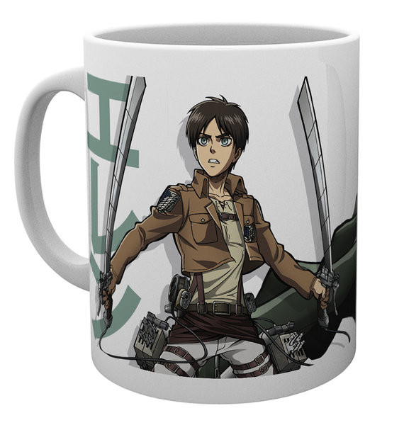 Koffie mok Attack on Titan (Shingeki no kyojin) - Eren Duo