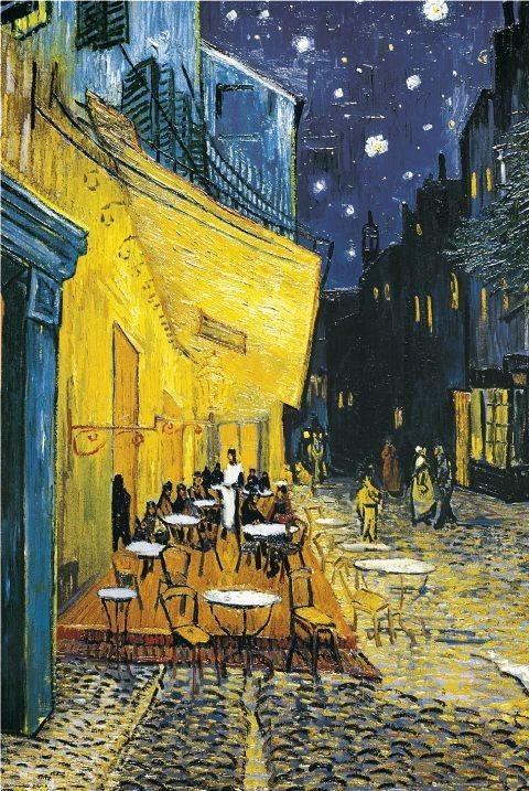 Poster Vincent van Gogh - cafe terrace