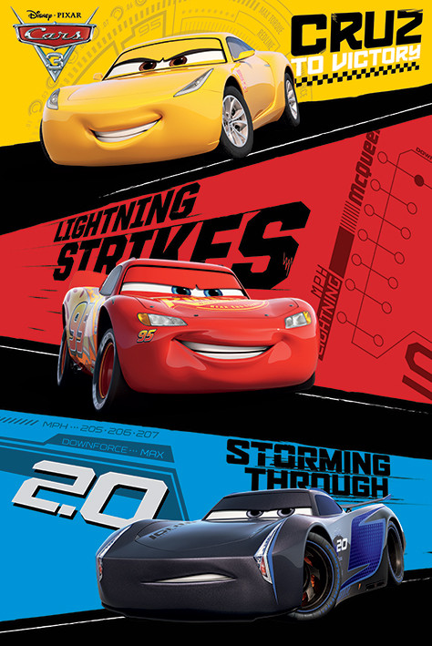 Plakat Biler 3 - Trio