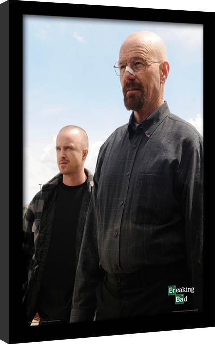 Ingelijste poster BREAKING BAD - walter & jesse