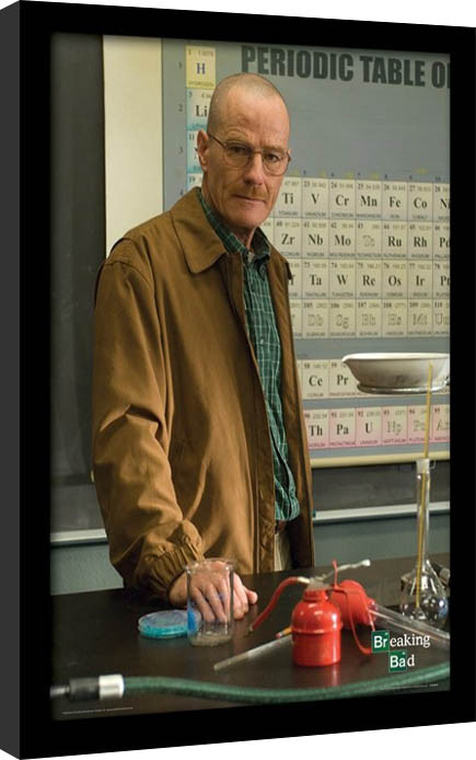 Ingelijste poster BREAKING BAD - teacher