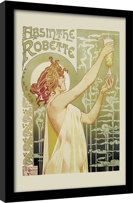 Ingelijste poster Absint - Absinthe Robette