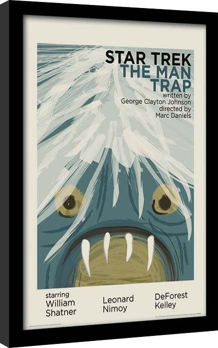 Oprawiony plakat Star Trek - The Man Trap