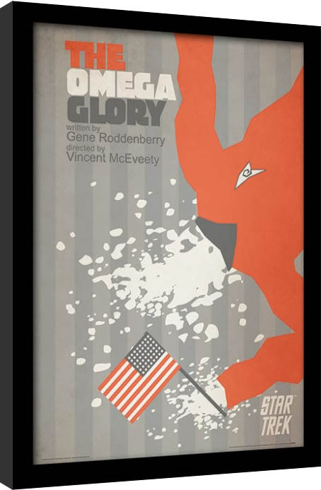 Ingelijste poster Star Trek - The Omega Glory