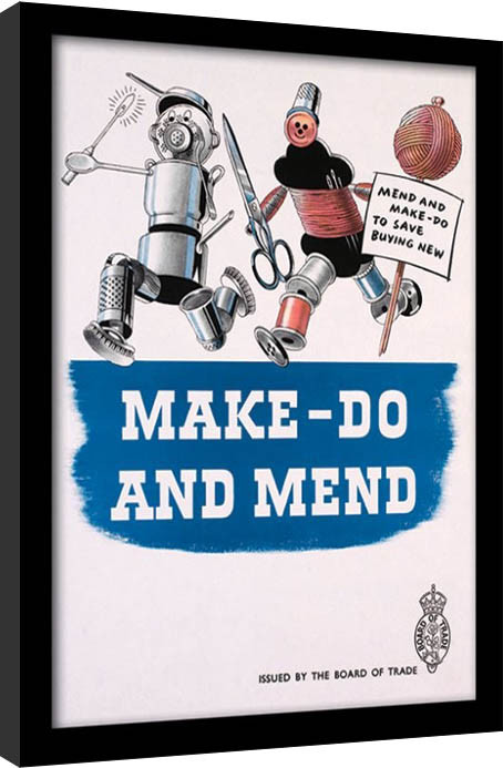 Gerahmte Poster IWM - Make Do & Mend