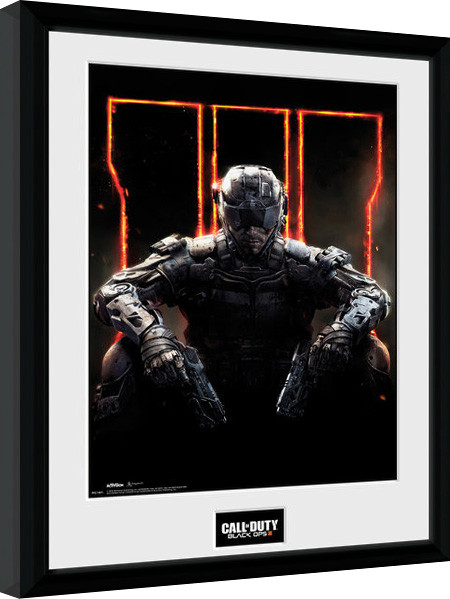 Poster incorniciato Call of Duty: Black Ops 3 - Cover