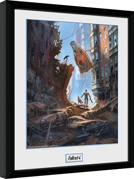 Levně Obraz na zeď - Fallout 4 - Street Scene, 30 × 40 cm