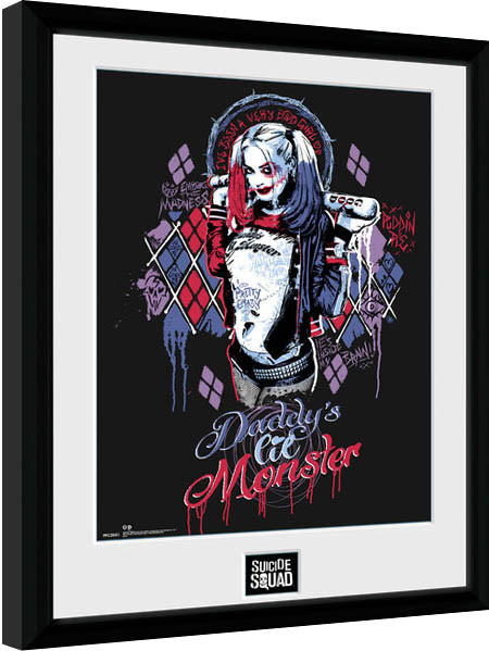 Poster incorniciato Suicide Squad - Harley Quinn Monster