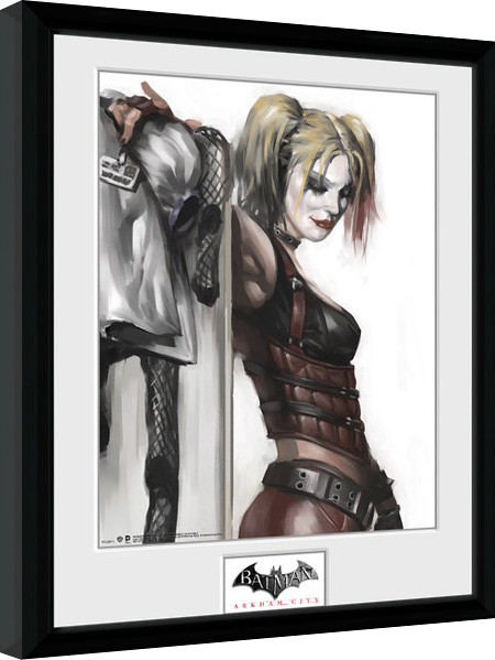 Poster incorniciato Batman: Arkham City - Harley Quinn