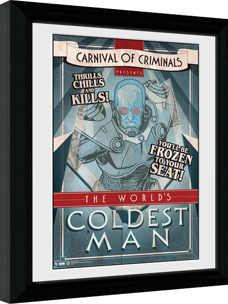 Ingelijste poster Batman Comic - Circus Coldest Man