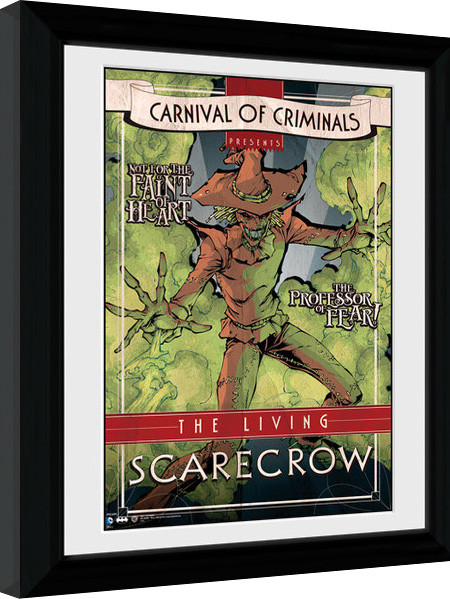 Gerahmte Poster Batman Comic - Circus Scarecrow
