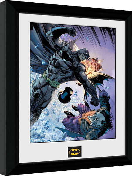 Poster incorniciato Batman Comic - Fist Fight