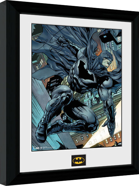 Gerahmte Poster Batman Comic - Swing