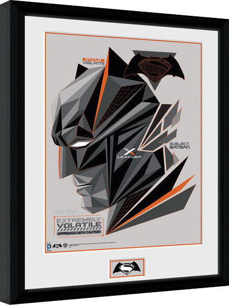 Gerahmte Poster Batman Vs Superman - Volatile