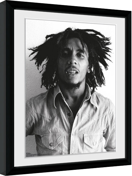 Oprawiony plakat Bob Marley - One Love