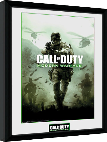 Poster incorniciato Call of Duty Modern Warfare - Key Art