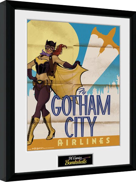 Gerahmte Poster DC Comics - Batgirl Bombshells
