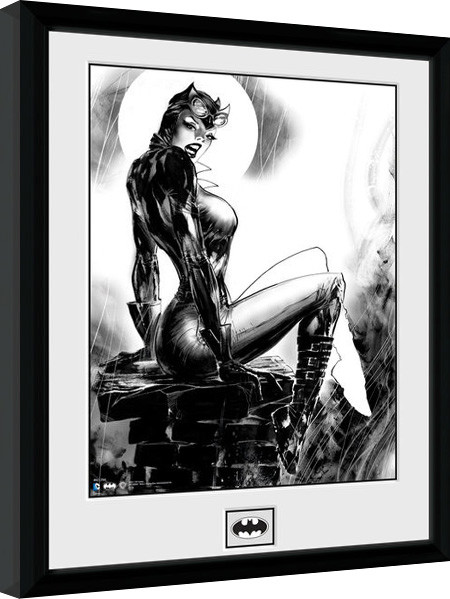 Ingelijste poster DC Comics - Cat Woman
