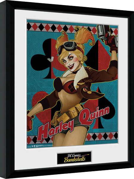 Poster incorniciato DC Comics - Harley Quinn Bombshells