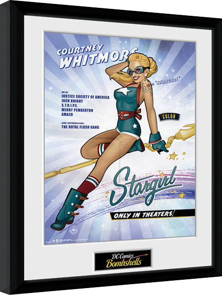 Gerahmte Poster DC Comics - Stargirl Bombshells