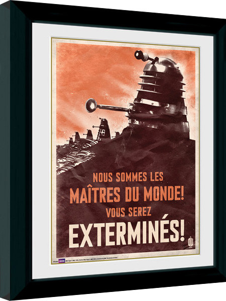Poster incorniciato Doctor Who - Daleks