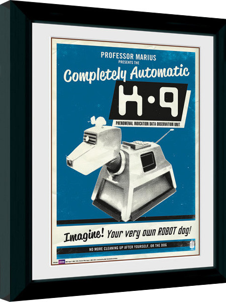 Oprawiony plakat Doctor Who - K9