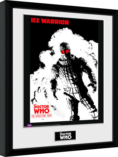 Poster incorniciato Doctor Who - Spacetime Tour Ice Warrior