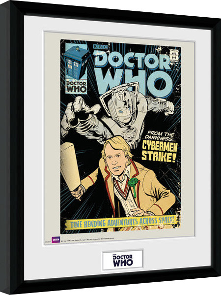 Oprawiony plakat Doctor Who - Strike