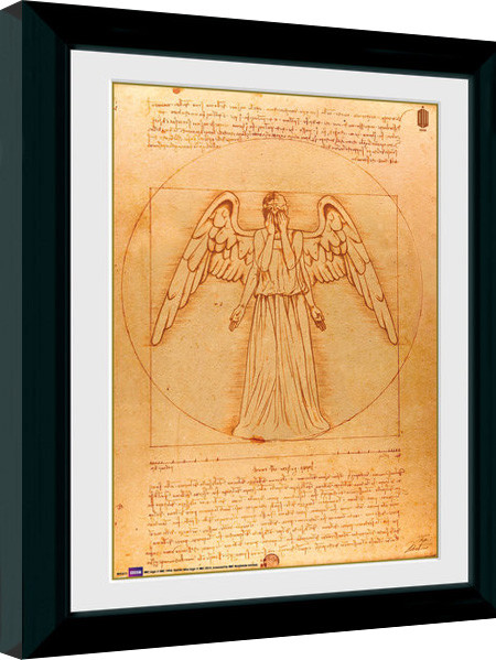 Poster incorniciato Doctor Who - Weeping Angel