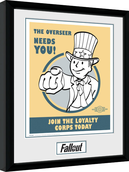 Framed Poster Fallout - Needs You