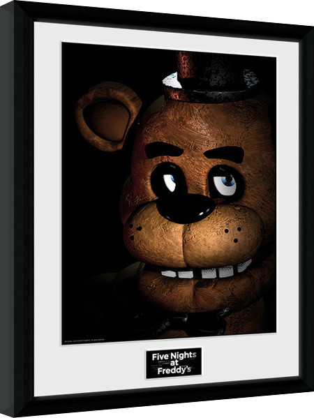 Ingelijste poster Five Nights at Freddys - Fazbear