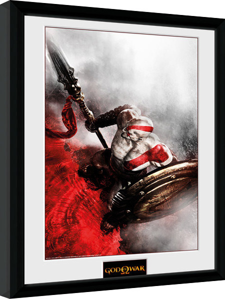 Poster incorniciato God of War - Kratos Sparta Wing