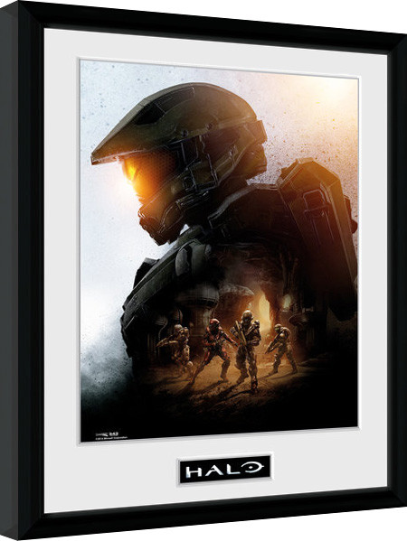 Framed Poster Halo - Master Chief