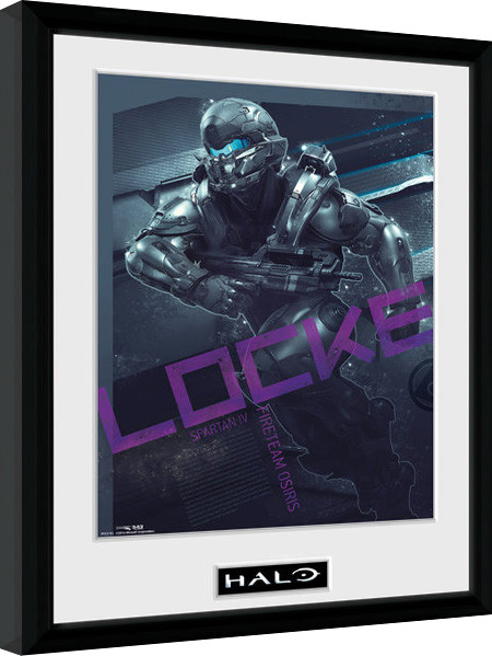 Framed Poster Halo 5 - Locke