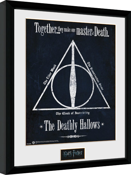 Ingelijste poster Harry Potter - The Deathly Hallows