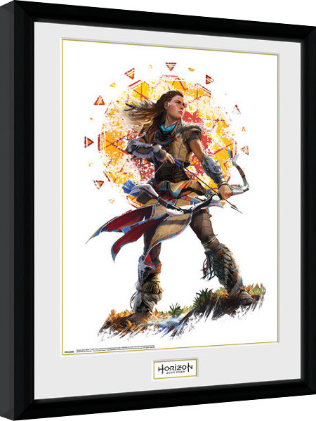 Framed Poster Horizon Zero Dawn - Aloy Stand