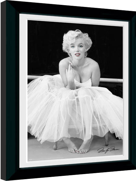 Oprawiony plakat Marilyn Monroe - Times Square