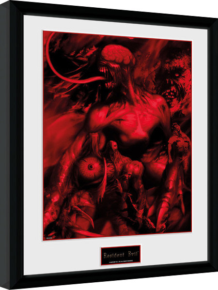 Oprawiony plakat Resident Evil - Montage