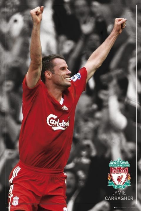Plakát Liverpool - carragher pin up